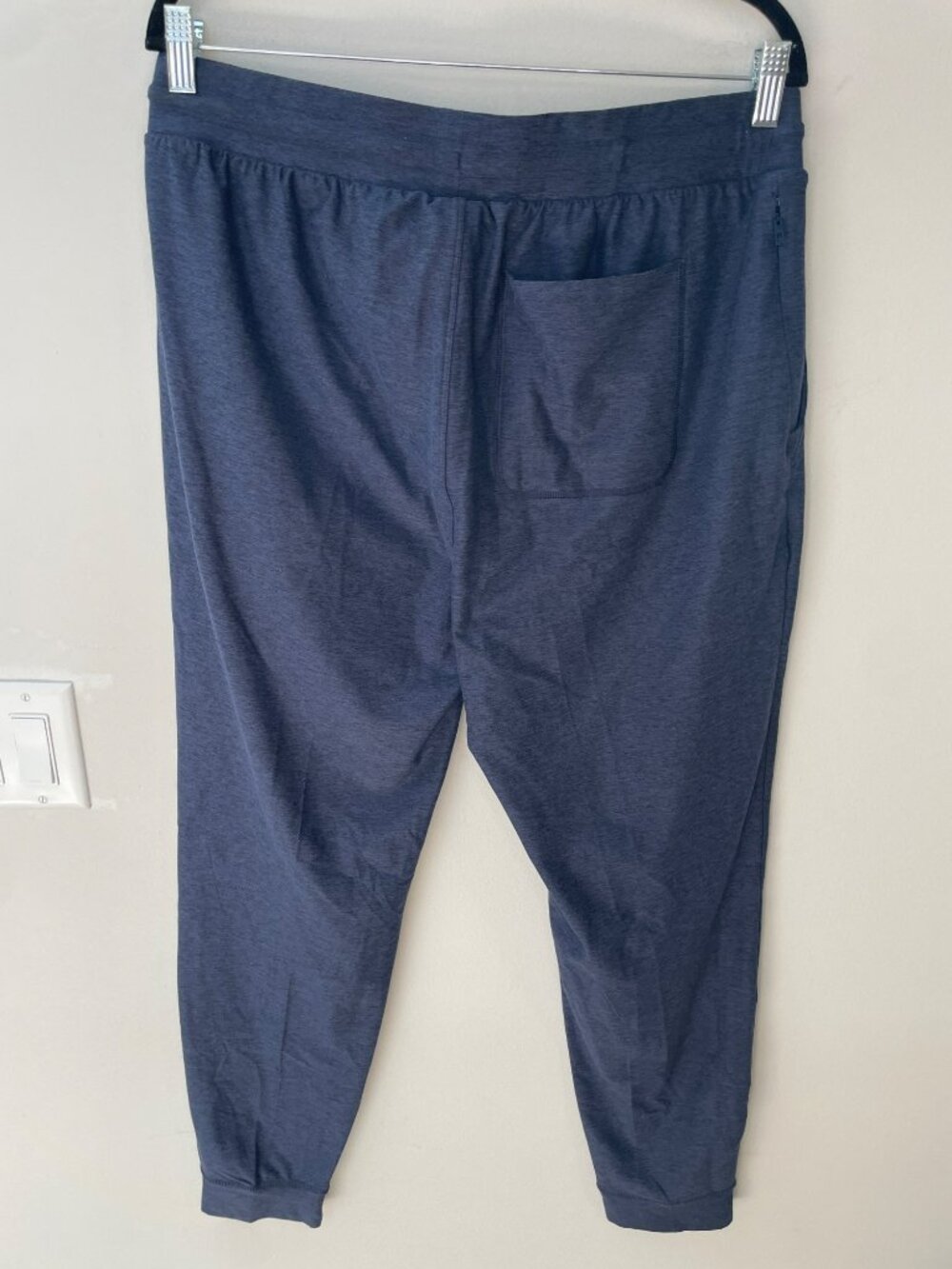 Fabletics Cloud Jersey Jogger Pants Navy Heather Women's Size L Regular 29" NWT - Picture 6 of 9